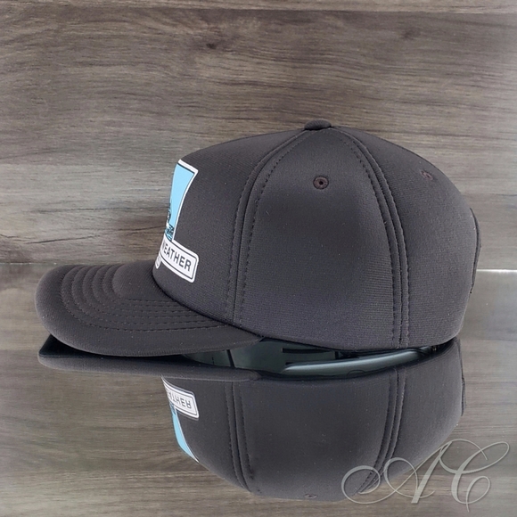 Filson Hat Baseball Cap Snap Back Dark Brown/Fishing Weather Harvester Insulated - Picture 3 of 5